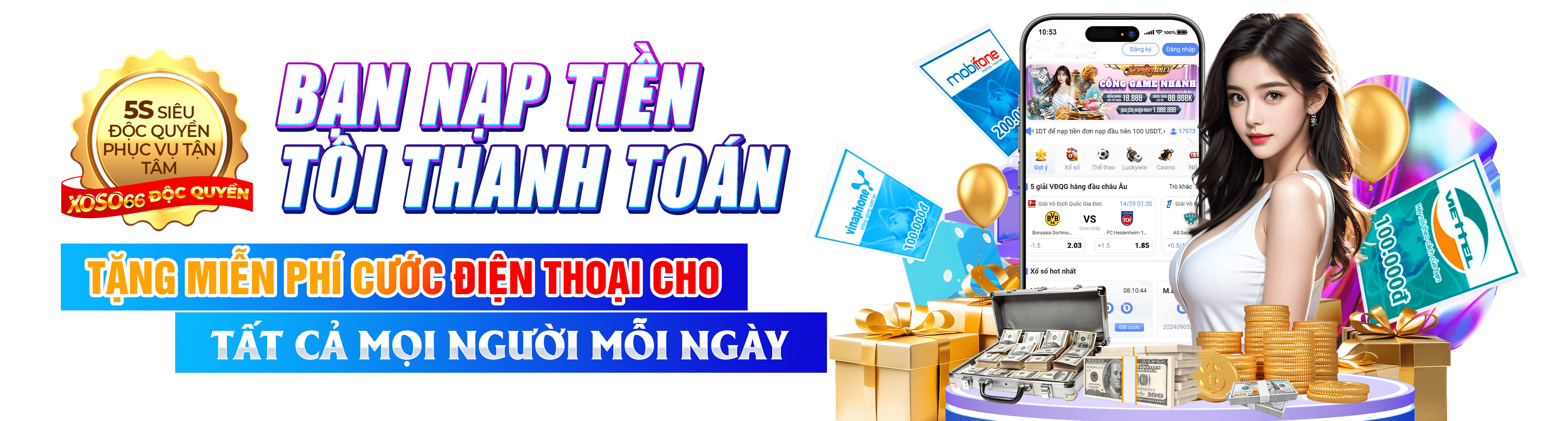Hình ảnh quảng cáo của mcw68 hiển thị nền tảng và các lợi ích