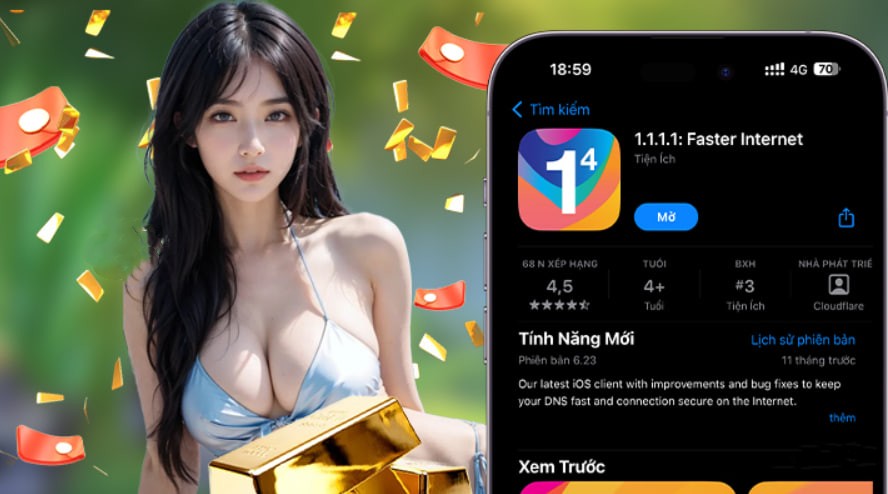Hình ảnh quảng cáo của mcw68 hiển thị nền tảng và các lợi ích